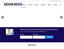 Tablet Screenshot of kevinbees.com